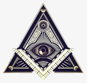 #allseeingeye #illuminati #triangle #freetoedit - Logo Illuminati Png, Transparent Png, Free Download