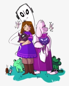 Undertale Toriel And Frisk, HD Png Download, Free Download