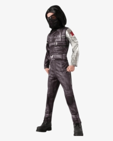 Kids Winter Soldier Costume - Winter Soldier Kid Costume, HD Png Download, Free Download