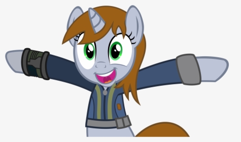 Pony Mammal Cartoon Vertebrate Horse Like Mammal Fictional - Littlepip Of Fallout Equestria, HD Png Download, Free Download
