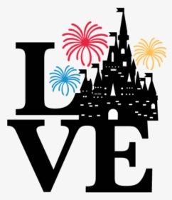 #love #disney #castle #disneyworld - Disney Love Cross Stitch, HD Png Download, Free Download