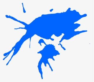 Blue Paint Splash Png Download - Portable Network Graphics, Transparent Png, Free Download