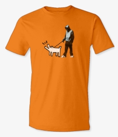 Banksy "haring Dog & A Hoodie - Zambia T Shirts, HD Png Download, Free Download