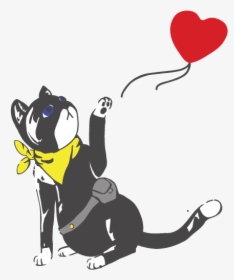 Persona"s Morgana In Banksy Style - Heart, HD Png Download, Free Download