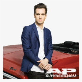 Panic At The Disco Brendon Urie Edits Transparents - Brendon Urie Hair Slicked Back, HD Png Download, Free Download