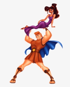 Hercules Carrying Megara - Hercules Disney Png, Transparent Png, Free Download