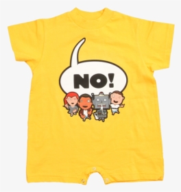 No Kids On Yellow Onesie - Cartoon, HD Png Download, Free Download