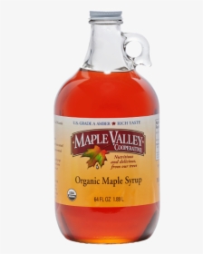 Maple Valley Maple Syrup - Glass Bottle, HD Png Download, Free Download