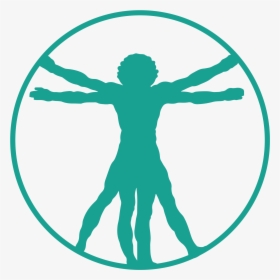 Vitruvian Man Logo Photo - Vitruvian Man Silhouette, HD Png Download, Free Download