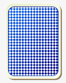 Grid Blue Playing Card Vector Image - Playing Card Backs On Transparent Background, HD Png Download, Free Download