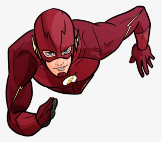Body Drawing The Flash - Flash Grant Gustin Cartoon, HD Png Download, Free Download