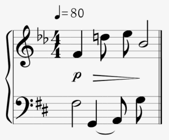 Typemymusic Example2 - Lines And Spaces On The Staff, HD Png Download, Free Download