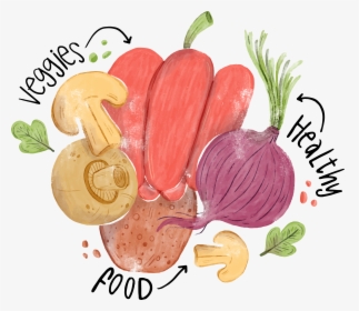 Vector Vegetables Watercolor, HD Png Download, Free Download