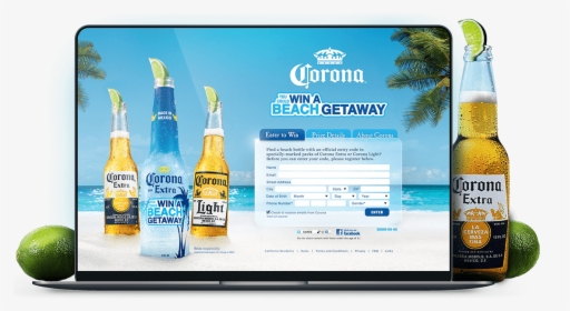 Corona Beer Beach Png, Transparent Png, Free Download