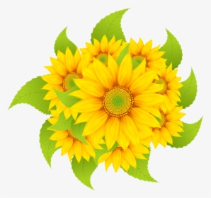 Transparent Sunflower Clipart - گل کارتونی, HD Png Download, Free Download