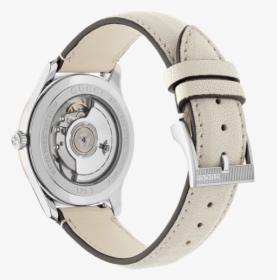 Gucci G-timeless 40mm White And Gold Watch Angle - Belt, HD Png Download, Free Download