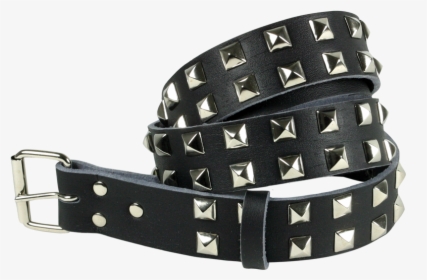 Studded Belt With Pyramid Studs - Belt, HD Png Download, Free Download