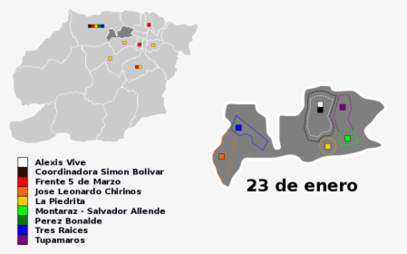 Colectivos Venezuela Map, HD Png Download, Free Download