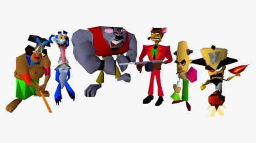 Crash 1"s Boss Roster, HD Png Download, Free Download