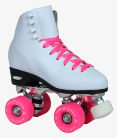 White And Pink Roller Skates, HD Png Download, Free Download