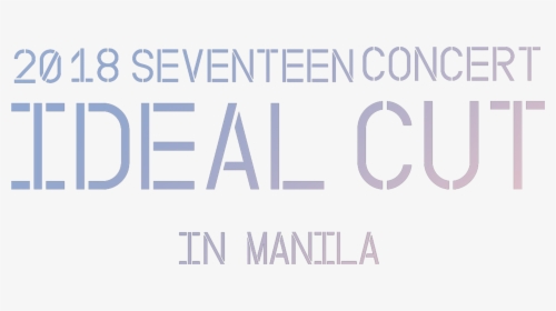 Seventeen Ideal Cut In Manila , Png Download - Graphic Design, Transparent Png, Free Download