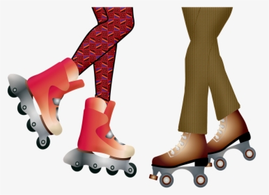 Roller Skating Legs Roller Blading Skating Free Photo - Aggressive Inline Skating, HD Png Download, Free Download