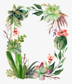 Cactus Wreath Clipart, HD Png Download, Free Download