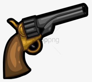 Transparent Bb Gun Clipart - Revolver, HD Png Download, Free Download