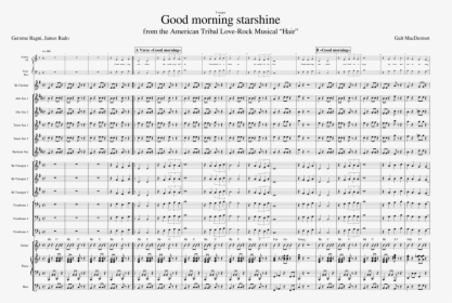 Good Morning Starshine Score, HD Png Download, Free Download