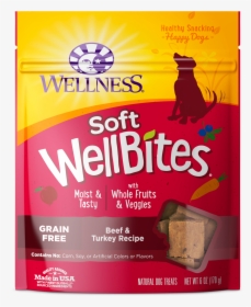 Wellness Wellbites Beef And Turkey - Wellness Soft Dog Treats, HD Png Download, Free Download