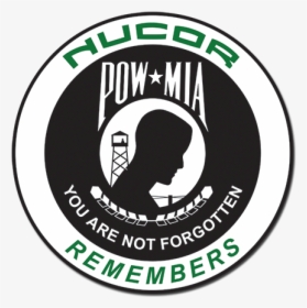 Nucor Pow Mia Magnet - Emblem, HD Png Download, Free Download