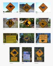 Australian Wildlife Warning Signs, HD Png Download, Free Download