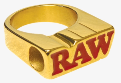 Raw Gold Smoker Ring, HD Png Download, Free Download