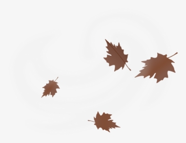 Weather Icon - Windy - Leaves Blowing In The Wind Png, Transparent Png, Free Download