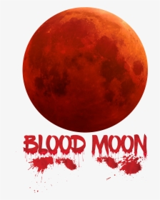 Blood Moon T-shirts, Pillows, Canvas - Moon, HD Png Download, Free Download