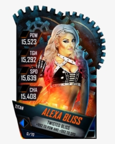 Alexabliss S4 18 Titan - Alexa Bliss Wwe Supercard, HD Png Download, Free Download