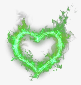 #flames #fire #love #heart #grunge #edgy #freetoedit - Heart Fire Transparent Background, HD Png Download, Free Download