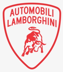 Lamborghini Automobili Logo, Lamborghini Automobili - Lamborghini Logo Red Transparent, HD Png Download, Free Download