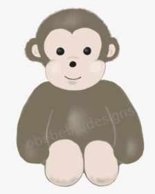 Baby Monkey Fixed - Cartoon, HD Png Download, Free Download