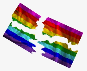 Rainbow Flag Torn, HD Png Download, Free Download