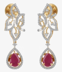 Diamond Earring Png - Jewellery Diamond Earrings Png, Transparent Png, Free Download