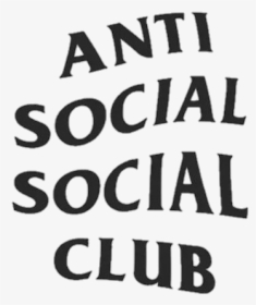 Anti Social Social Club .png, Transparent Png, Free Download