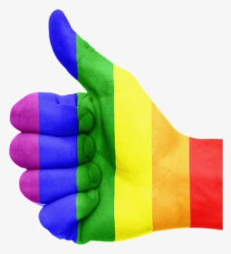 Rainbow Flag Thumbs Up, HD Png Download, Free Download
