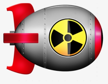 Nuke Clipart Missile - Nuclear Bomb Clipart, HD Png Download, Free Download