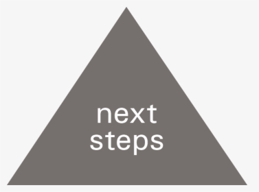 Next-steps - Triangle, HD Png Download, Free Download