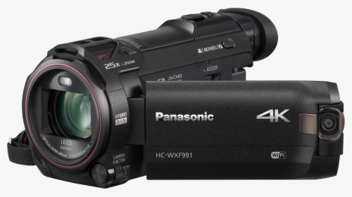 Panasonic Hc-vxf990 4k Camcorder Camera , Png Download - Panasonic Hc Wxf991 Zoom, Transparent Png, Free Download