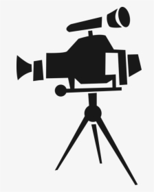 Vector Illustration Of Videocamera Camcorder Video - Helicopter Rotor, HD Png Download, Free Download