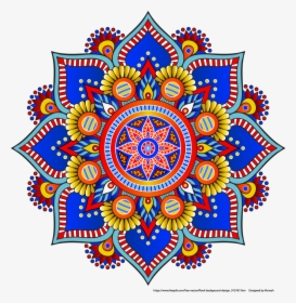 Colorful Mandala Vector Png, Transparent Png, Free Download