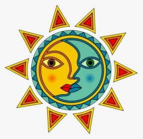 Sun Moon Png Sun Moon Graphic Sun Moon Tube Sun Moon - Sun And Moon Art Png, Transparent Png, Free Download
