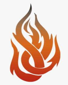 Vector Clip Art Of Fire Flame In Orange Color - Flame Tattoo Png, Transparent Png, Free Download